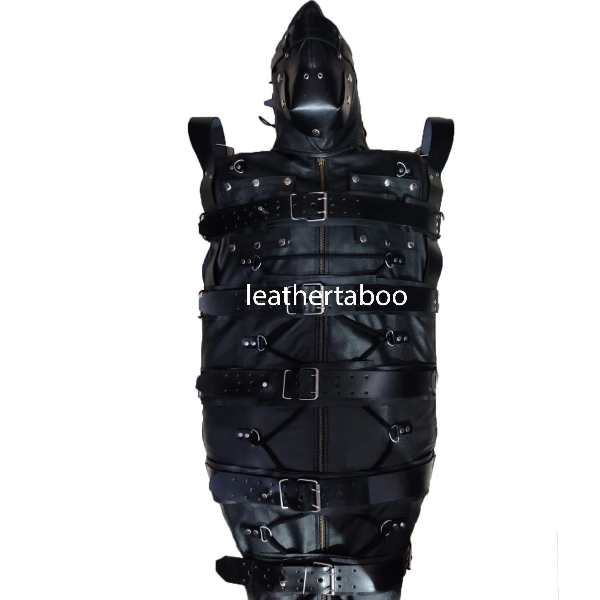 Real Cow leather Sleep Sack Bondage Body Bag Bdsm Mummy