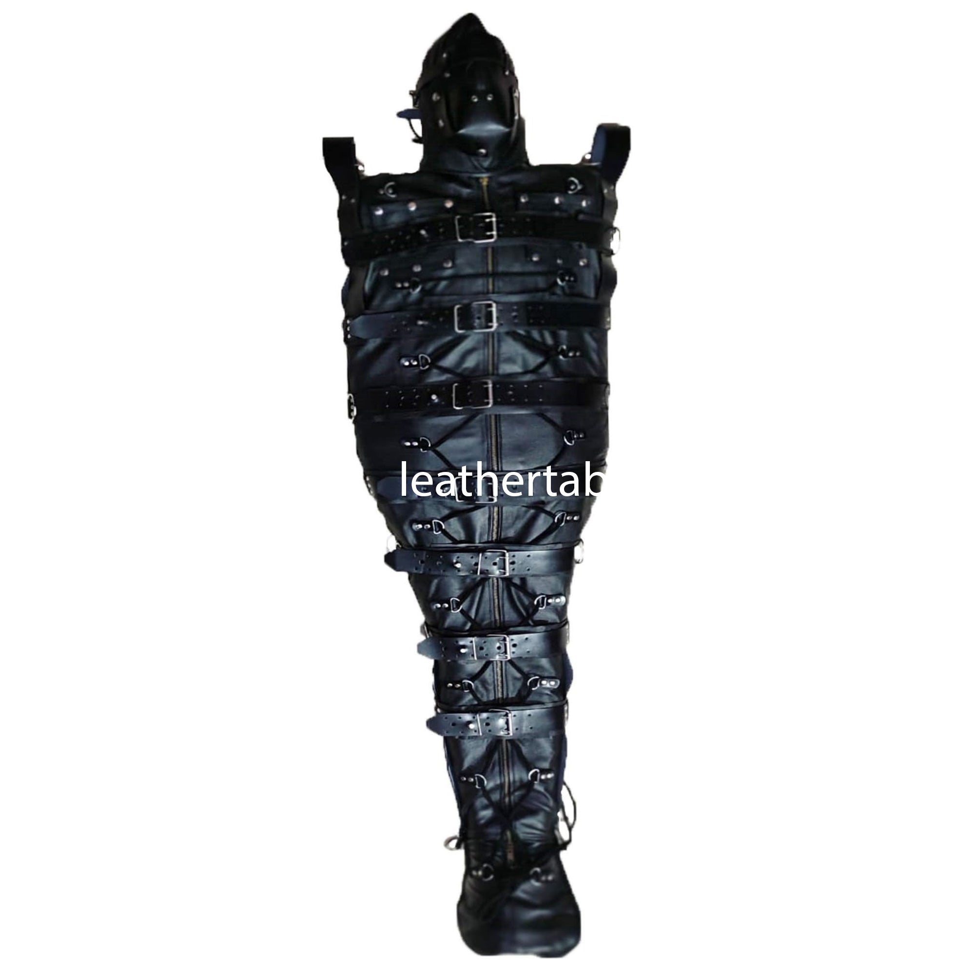 Real Cow leather Sleep Sack Bondage Body Bag Bdsm Mummy