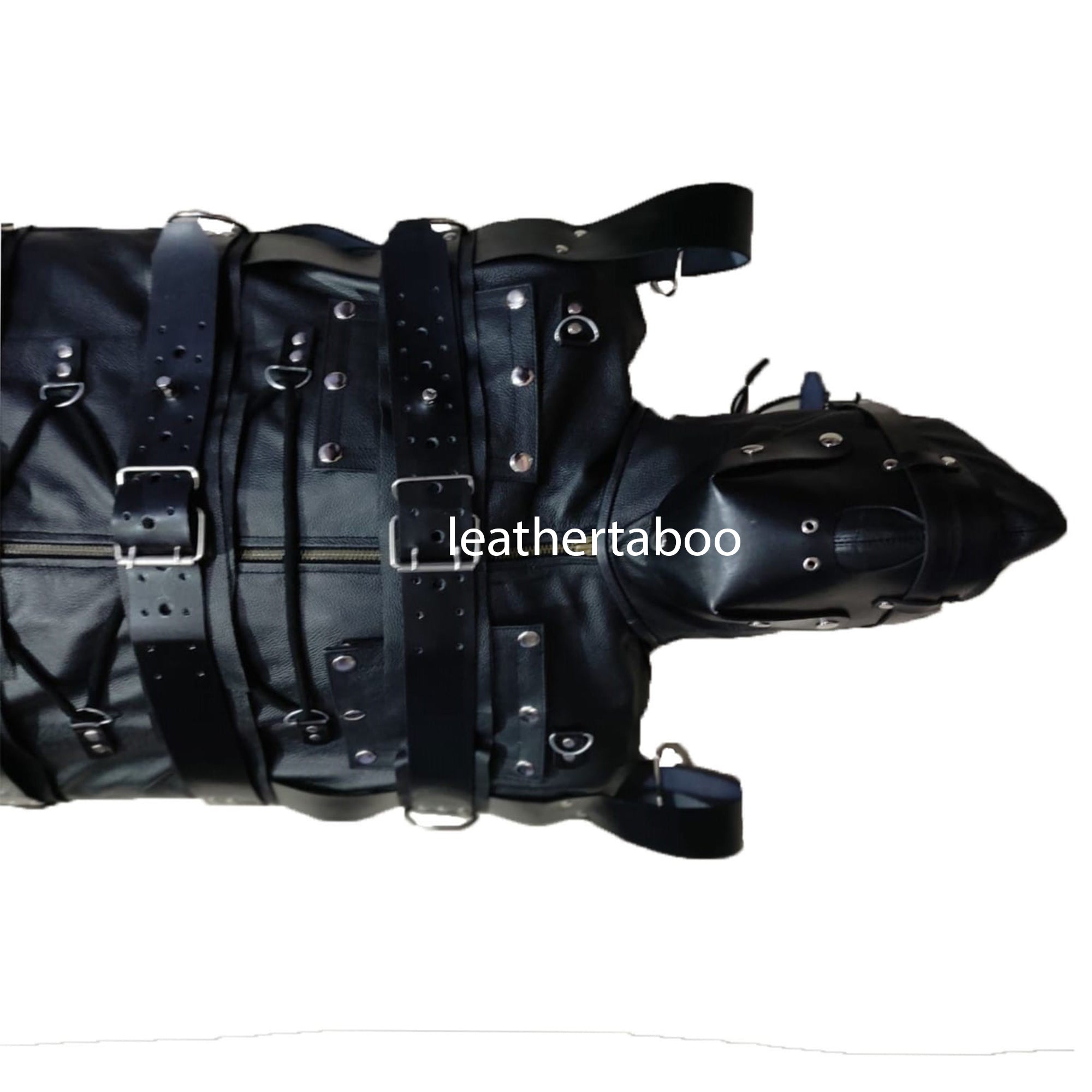 Real Cow leather Sleep Sack Bondage Body Bag Bdsm Mummy